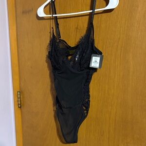 Elegant Black Lace Slip